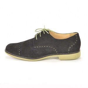Cole Haan Women's Black Suede Oxfords Wingtip Casual Shoe Size 8.5